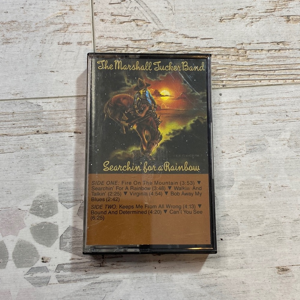 Vintage The Marshall Tucker Band Searchin For A Rainbow Cassette